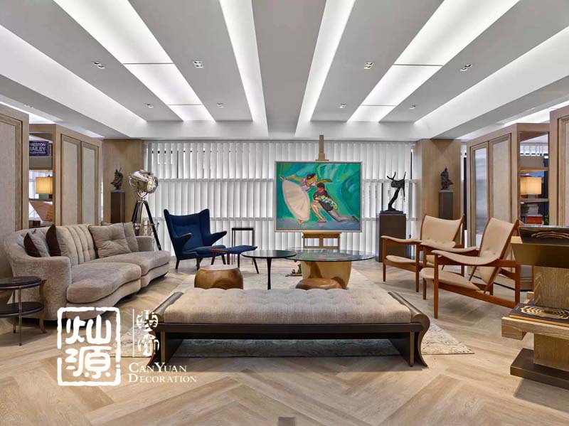 簡歐風格南寧辦公室裝修效果圖-燦源精致,有范,及你所想