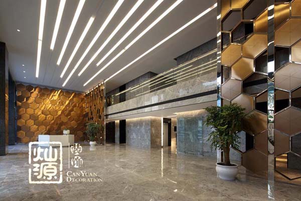 廣西九洲國際南寧辦公樓裝修案例賞析-燦源裝飾