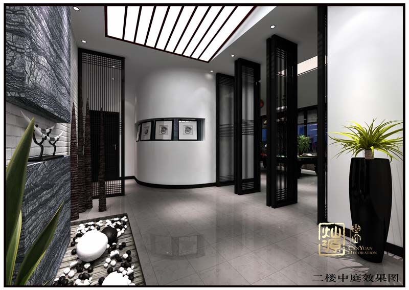 廣西合景國際金融廣場風(fēng)投公司南寧中式辦公室裝修案例賞析