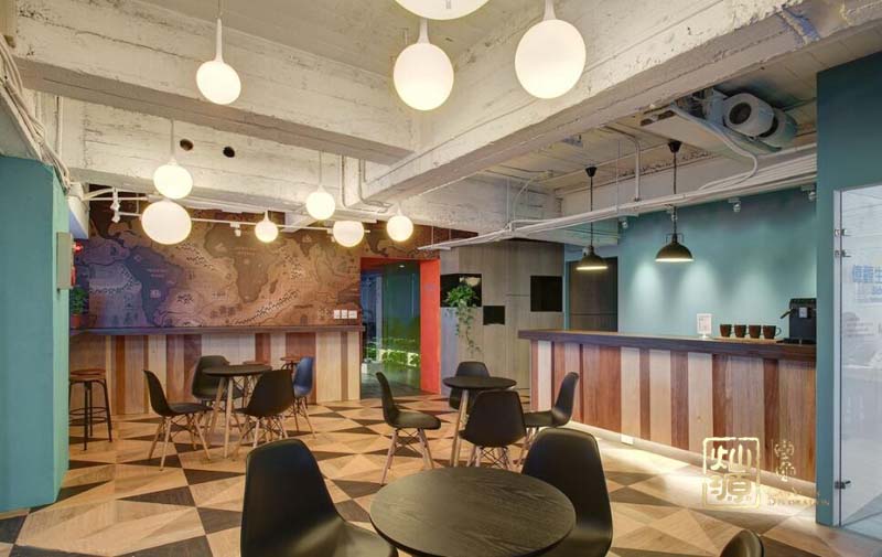 龍光國際南寧混搭風(fēng)格辦公室裝修案例賞析