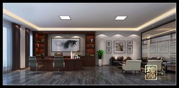 廣西利遠(yuǎn)集團(tuán)南寧現(xiàn)代寫(xiě)字樓裝修案例