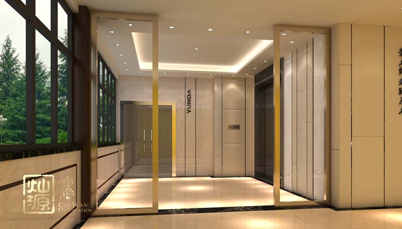 南寧辦公空間設計電梯過道 南寧辦公空間設計電梯過道