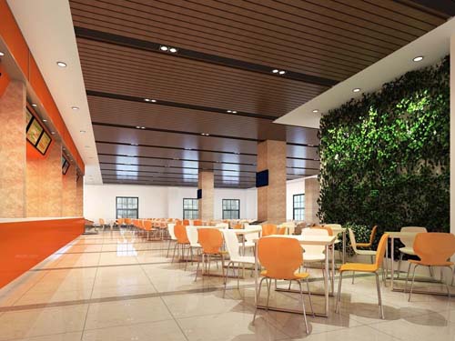 南寧專業(yè)食堂裝修實景圖 南寧專業(yè)食堂裝修實景圖