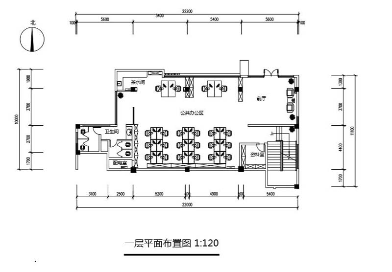 辦公樓設(shè)計(jì)裝修一層平面圖 辦公樓設(shè)計(jì)裝修一層平面圖
