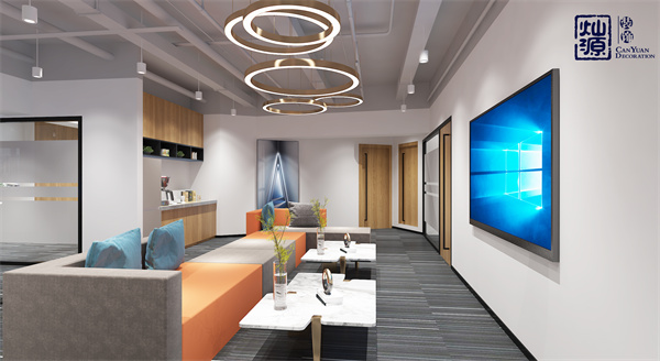 辦公室設(shè)計(jì)效果圖-休息區(qū) 辦公室設(shè)計(jì)效果圖-休息區(qū)