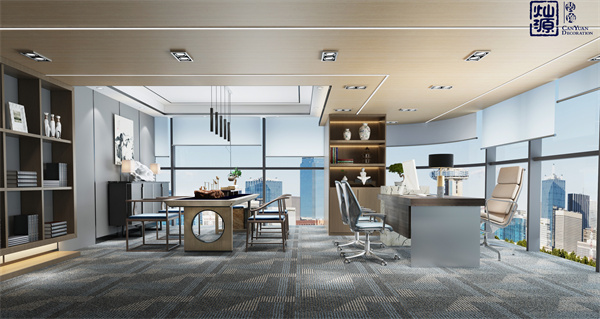 辦公室裝修設計要點效果圖示例 辦公室裝修設計要點效果圖示例