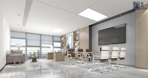 辦公室裝修效果圖之簡約實(shí)用 辦公室裝修效果圖之簡約實(shí)用