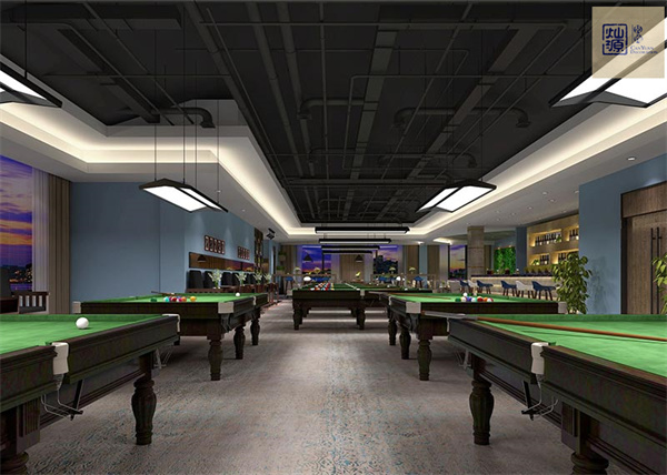 南寧臺球廳設(shè)計裝修方案效果圖 南寧臺球廳設(shè)計裝修方案效果圖