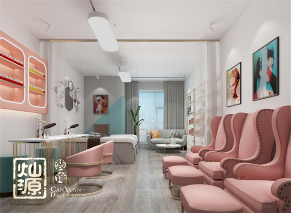 南寧美甲店裝修設(shè)計(jì)效果圖—燦源裝飾 南寧美甲店裝修設(shè)計(jì)效果圖—燦源裝飾