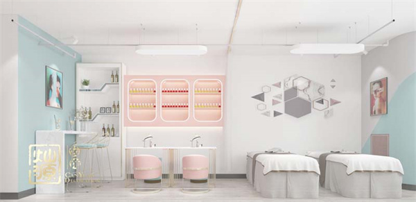 南寧美甲店裝修設(shè)計(jì)效果圖—燦源裝飾 南寧美甲店裝修設(shè)計(jì)效果圖—燦源裝飾