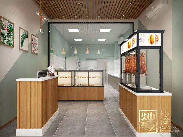 南寧華潤二十四城烤鴨店店鋪裝修設(shè)計(jì)案例