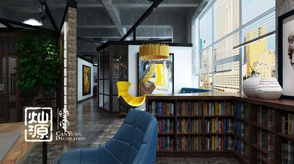 工業(yè)風(fēng)辦公室設(shè)計(jì)裝修效果圖—燦源裝飾 工業(yè)風(fēng)辦公室設(shè)計(jì)裝修效果圖—燦源裝飾