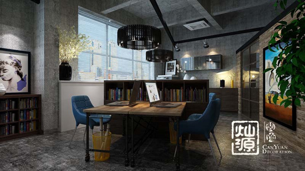 工業(yè)風(fēng)辦公室裝修效果圖—燦源裝飾 工業(yè)風(fēng)辦公室裝修效果圖—燦源裝飾